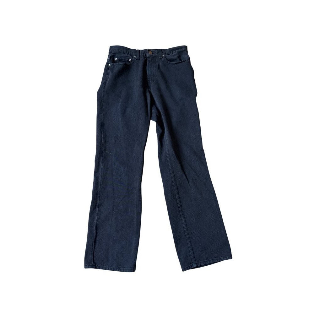 Gap Easy Fit Men's Black Denim Jeans Size W32 Straight Leg‎ *Flaw* Neutral Basic